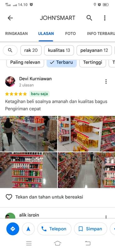 Review pelanggan ke-12