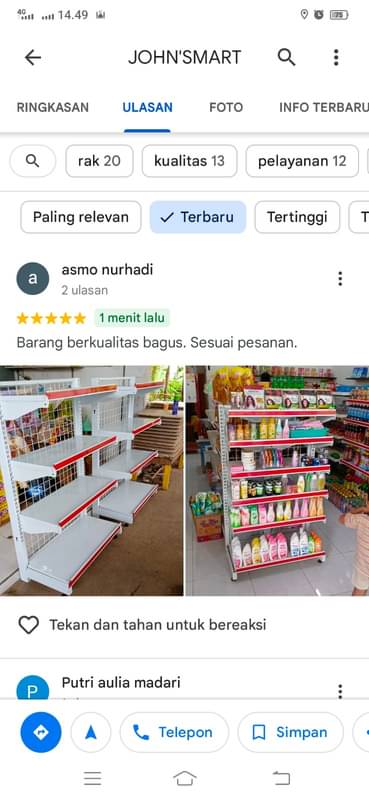 Review pelanggan ke-14
