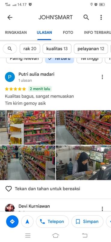 Review pelanggan ke-15
