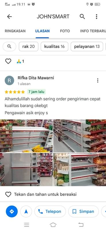 Review pelanggan ke-17