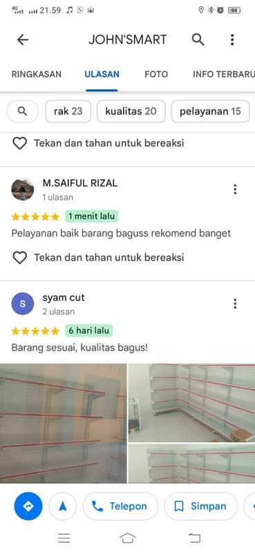 Review pelanggan ke-31