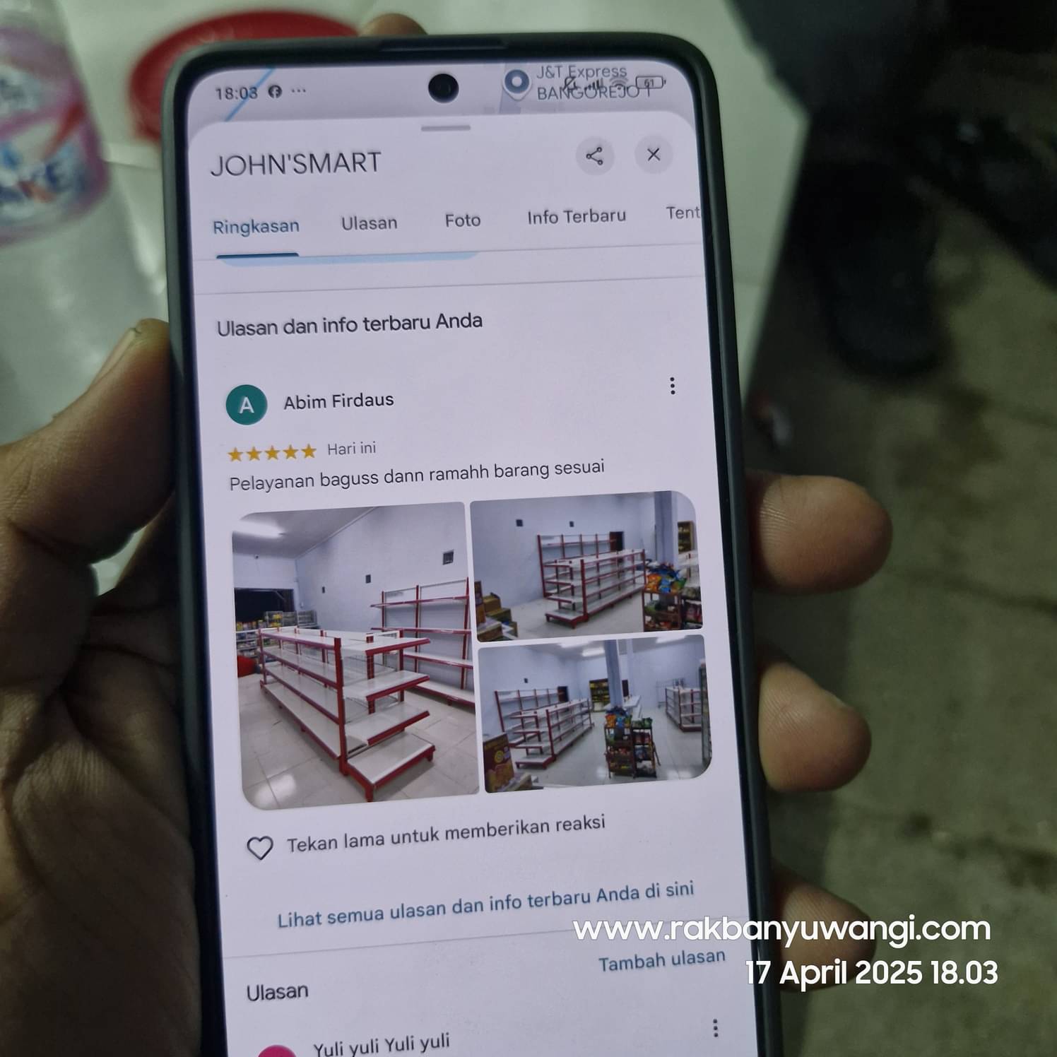 Review pelanggan ke-5