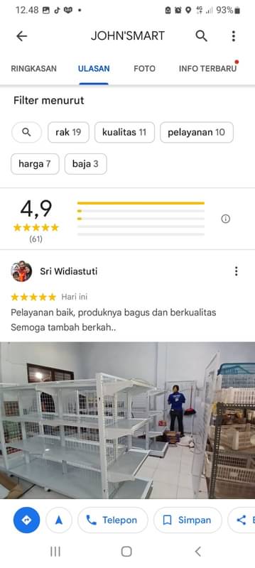 Review pelanggan ke-8