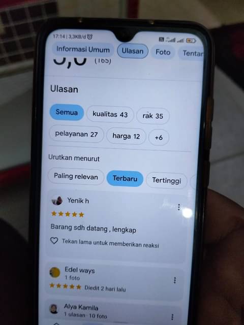 Review pelanggan ke-92
